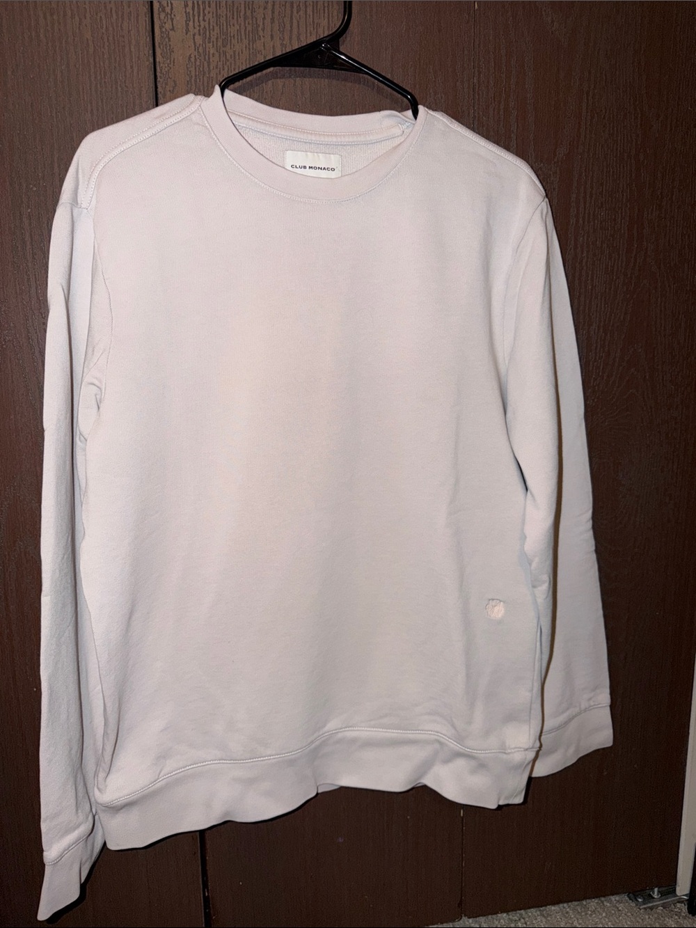 Club Monaco Men's Crewneck Sweater in Pale Lilac